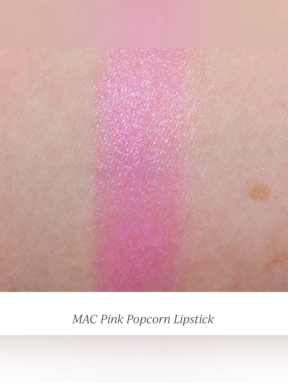 MAC Cosmetics Lipstick *PINK POPCORN* Pale Lavender Pink Limited Edition RARE